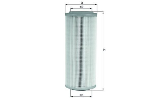 Luftfilter LX 855 Mahle, bild 2