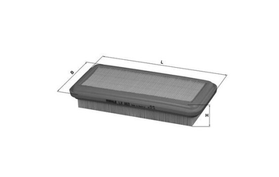 Luftfilter LX 863 Mahle, bild 2