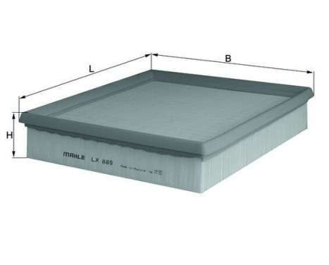 Luftfilter LX 889 Mahle, bild 4