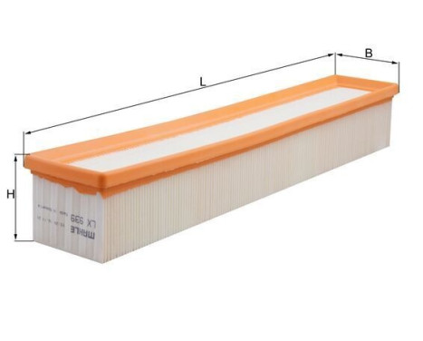 Luftfilter LX 939 Mahle, bild 3