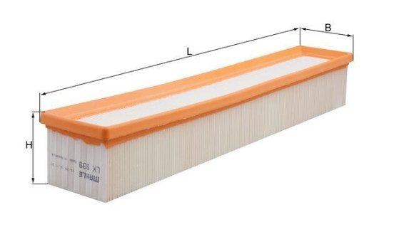 Luftfilter LX 939 Mahle, bild 3