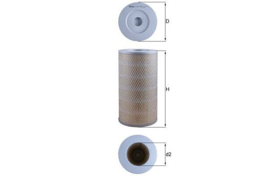 Luftfilter LX 941 Mahle, bild 2