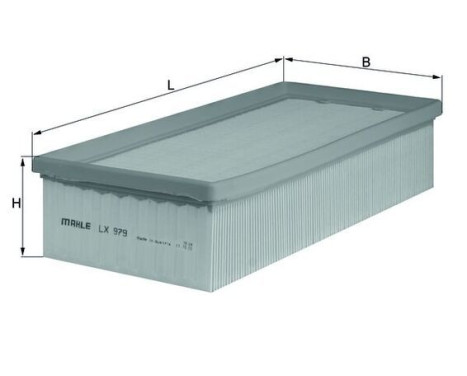 Luftfilter LX 979 Mahle, bild 3