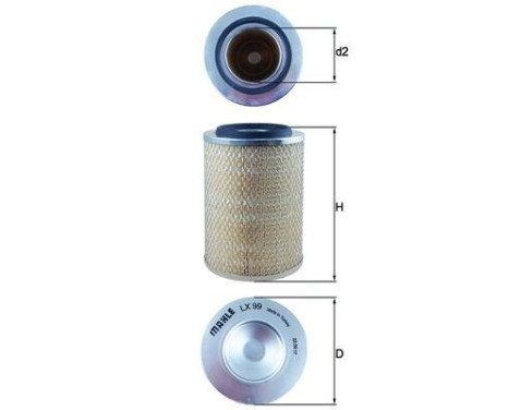 Luftfilter LX 99 Mahle, bild 7