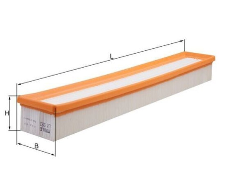 Luftfilter LX 992 Mahle, bild 2