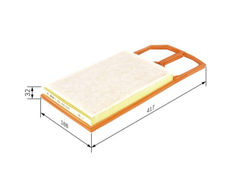 Luftfilter S0019 Bosch, bild 2