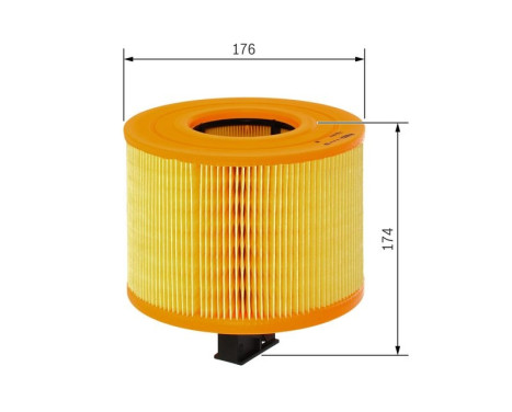 Luftfilter S0029 Bosch, bild 2