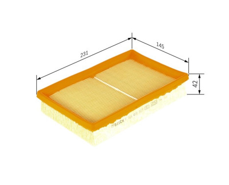 Luftfilter S0037 Bosch, bild 2