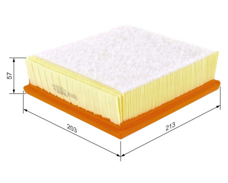 Luftfilter S0057 Bosch, bild 2