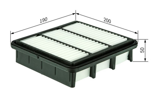 Luftfilter S0063 Bosch, bild 2