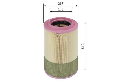 Luftfilter S0068 Bosch, bild 5
