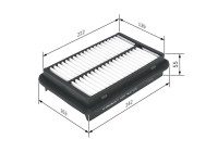 Luftfilter S0090 Bosch