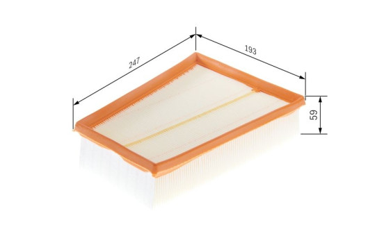 Luftfilter S0138 Bosch, bild 2