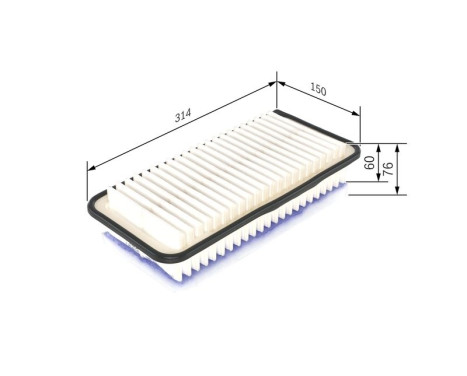 Luftfilter S0143 Bosch, bild 2
