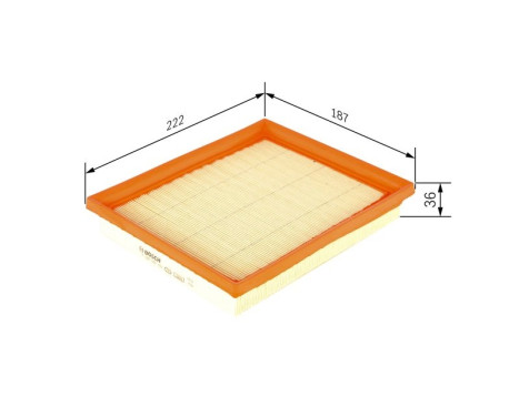Luftfilter S0153 Bosch, bild 2