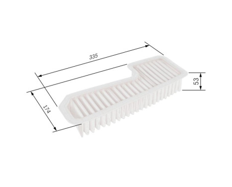 Luftfilter S0158 Bosch, bild 2