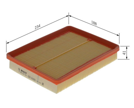 Luftfilter S0164 Bosch, bild 5