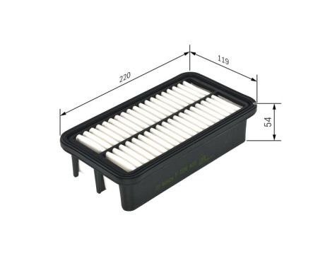 Luftfilter S0169 Bosch, bild 2