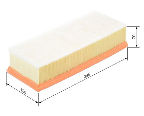 Luftfilter S0172 Bosch, bild 2