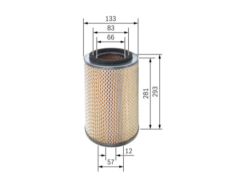 Luftfilter S0186 Bosch