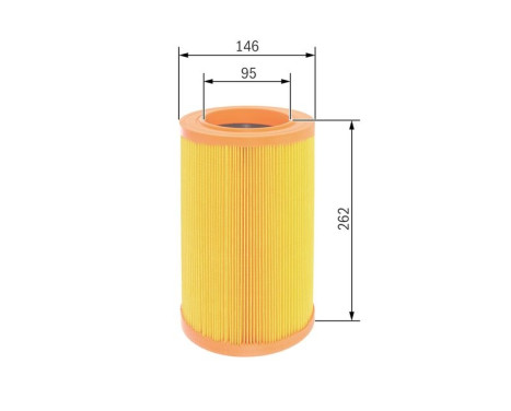 Luftfilter S0194 Bosch, bild 2