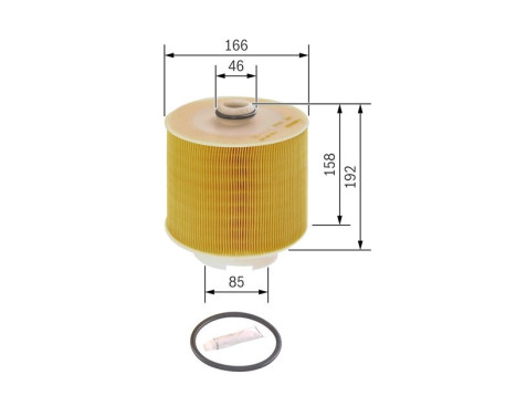 Luftfilter S0198 Bosch, bild 6