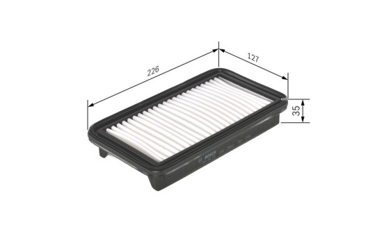 Luftfilter S0201 Bosch, bild 2
