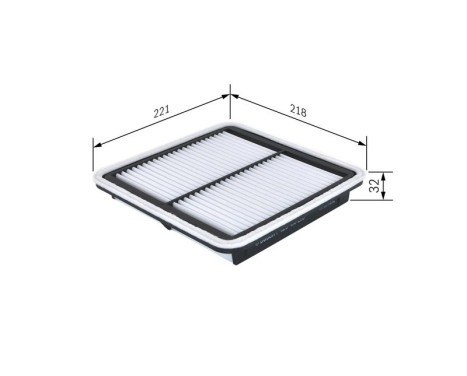 Luftfilter S0206 Bosch, bild 6