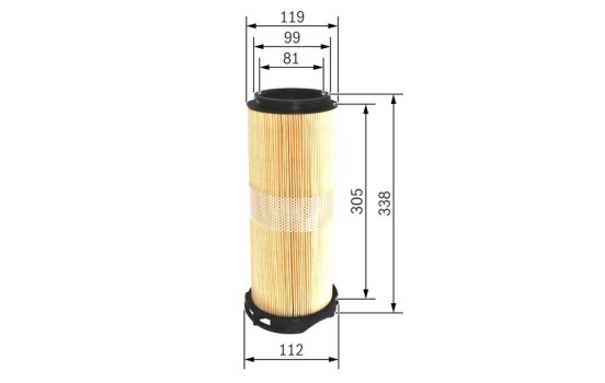 Luftfilter S0214 Bosch, bild 2
