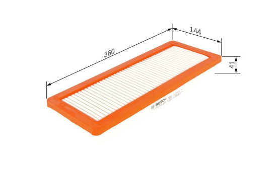 Luftfilter S0219 Bosch, bild 2