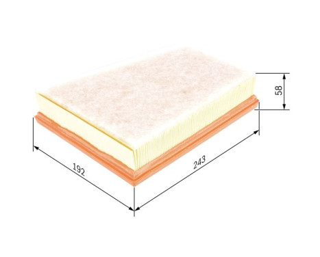 Luftfilter S0250 Bosch, bild 2