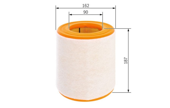Luftfilter S0261 Bosch, bild 2