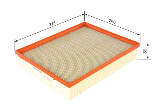 Luftfilter S0286 Bosch, bild 6