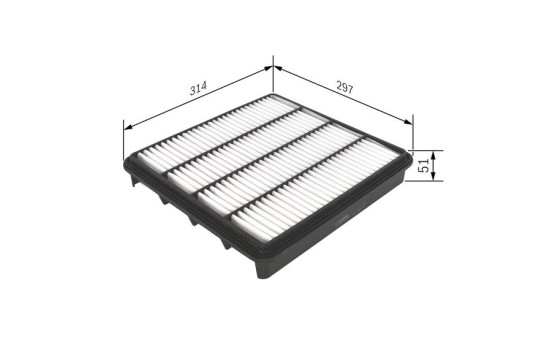 Luftfilter S0296 Bosch, bild 5