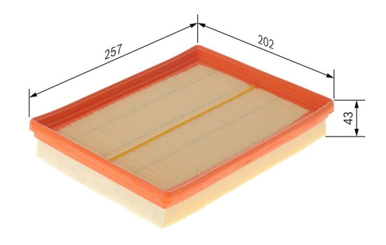 Luftfilter S0301 Bosch, bild 6