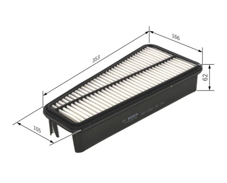 Luftfilter S0302 Bosch, bild 5