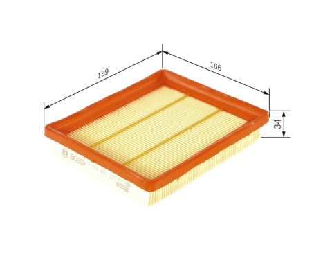 Luftfilter S0325 Bosch, bild 2