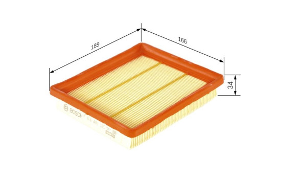 Luftfilter S0325 Bosch, bild 2