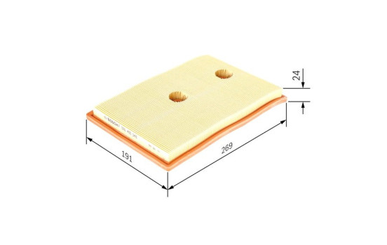 Luftfilter S0342 Bosch, bild 5