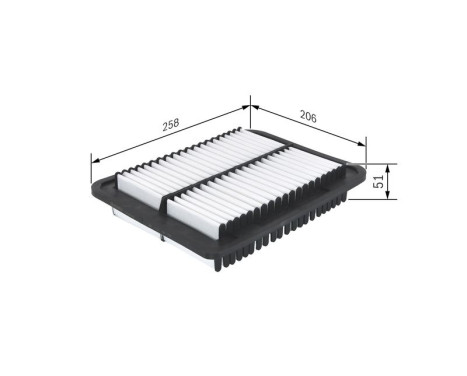 Luftfilter S0353 Bosch, bild 2