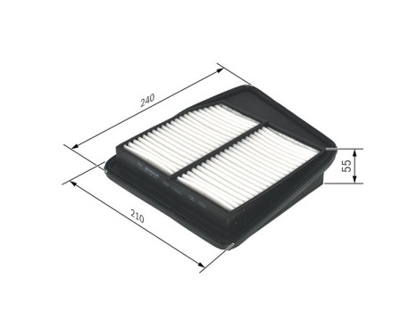 Luftfilter S0357 Bosch, bild 3