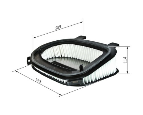 Luftfilter S0366 Bosch, bild 2