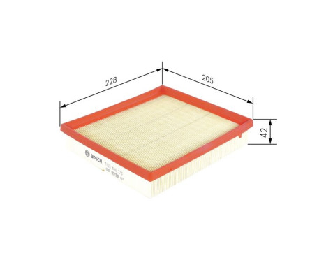 Luftfilter S0375 Bosch, bild 2
