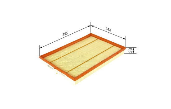 Luftfilter S0381 Bosch, bild 2
