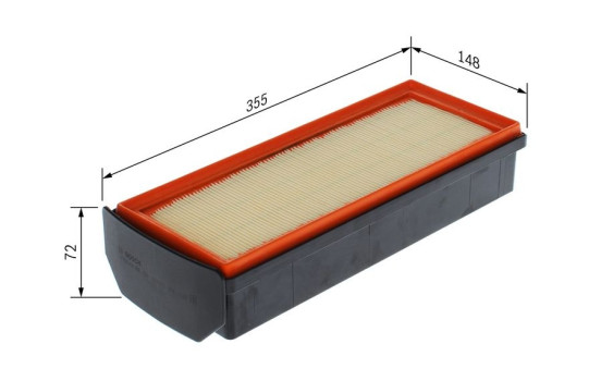 Luftfilter S0409 Bosch, bild 6