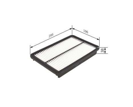 Luftfilter S0446 Bosch, bild 2