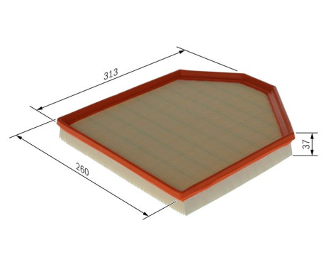 Luftfilter S0447 Bosch, bild 5