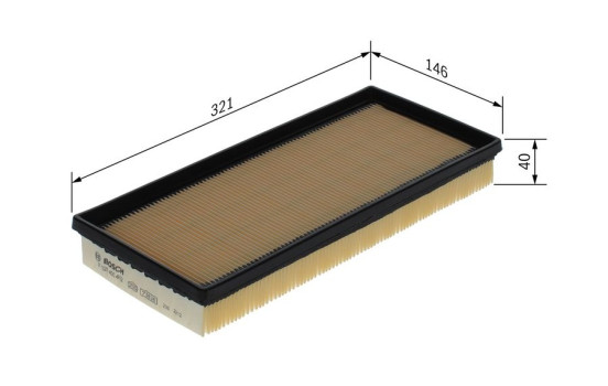 Luftfilter S0452 Bosch, bild 5