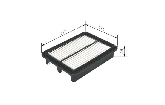 Luftfilter S0457 Bosch, bild 2