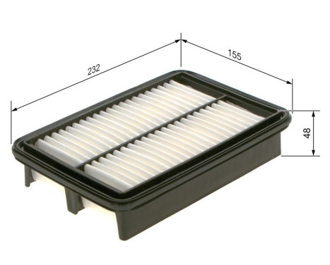 Luftfilter S0458 Bosch, bild 5